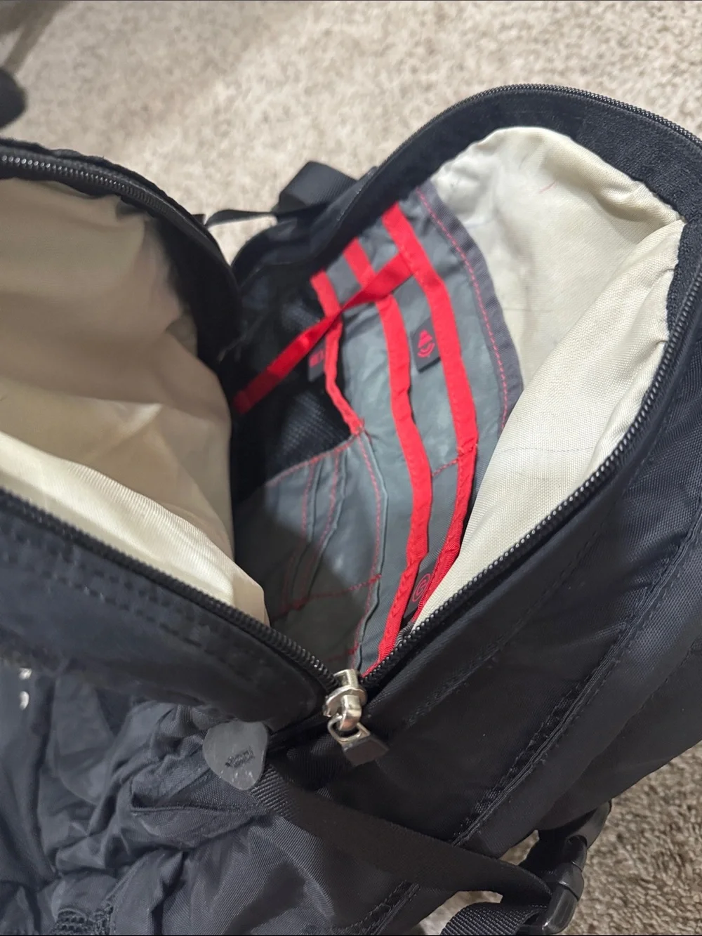 The North Face Amira Black Hiking Backpack Daypack Travel Bag